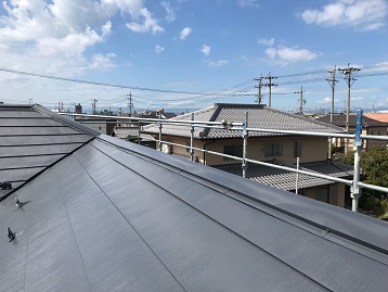 屋根・雨樋リフォーム　施工後